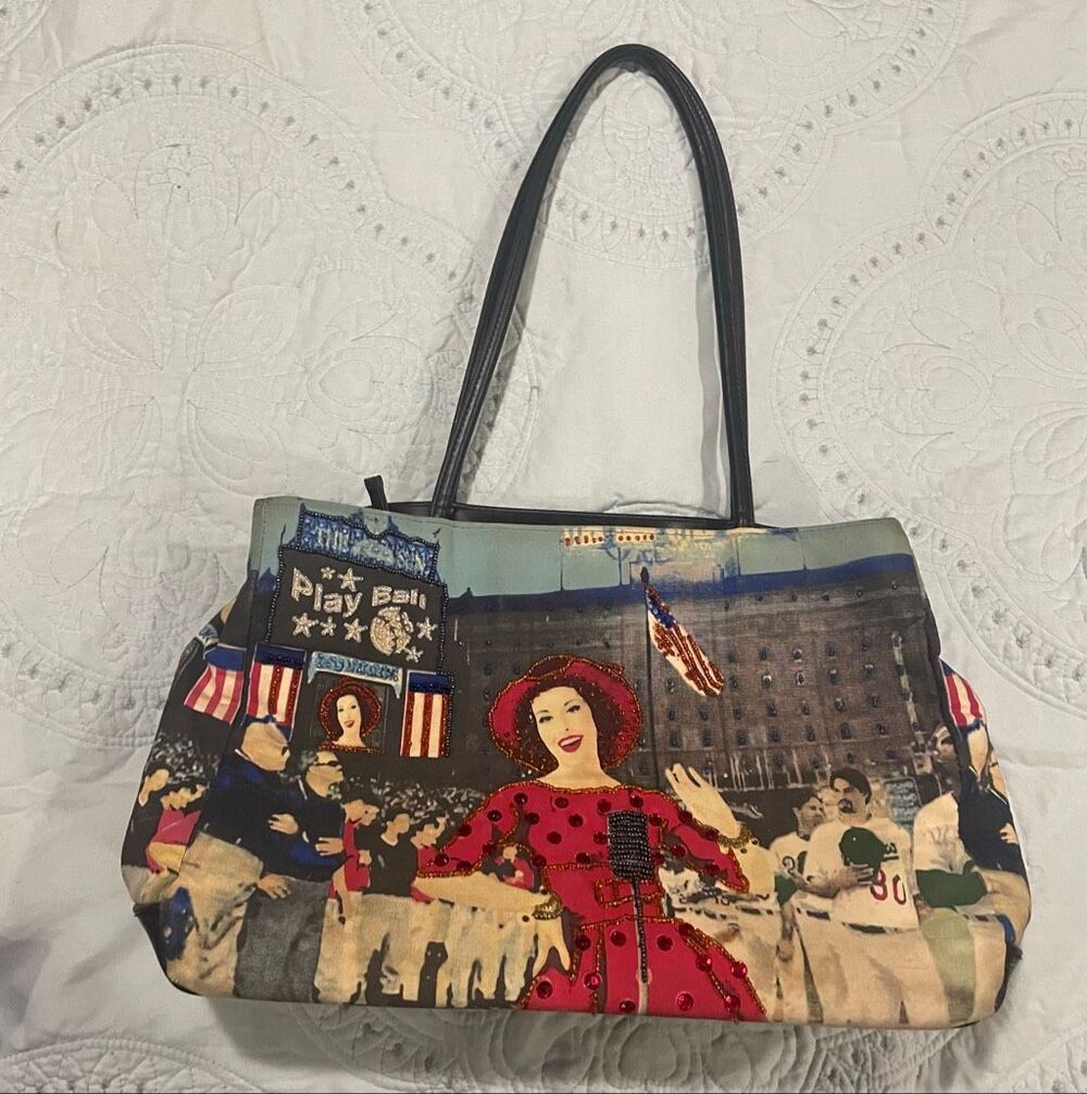 Preston & York Play Ball Bejeweled Purse Handbag